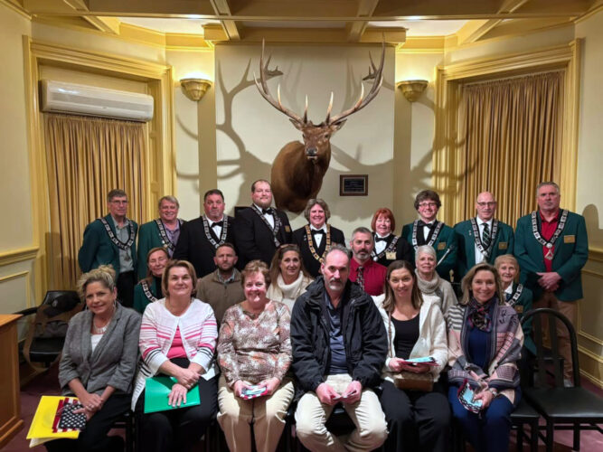 Bellefonte Elks initiate 11 new members
